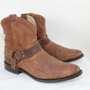 FRYE Brown Leather Women’s Ankle Boots Sz US 9B